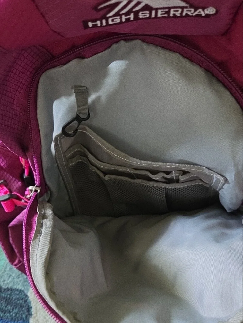 High Sierra Pink/Magenta Multi-Pocket Daypack